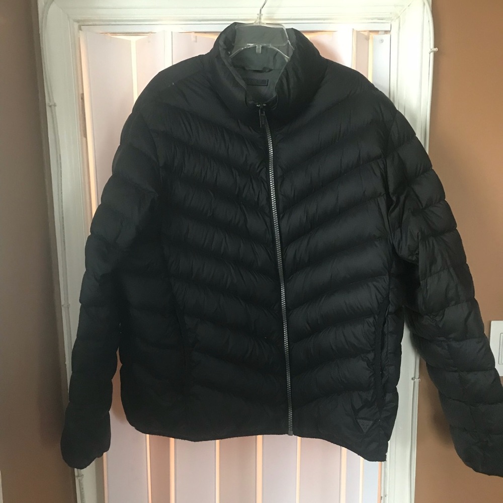 Black “bomber style” jacket